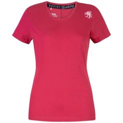 Koszulka damska Rafiki Mello LT. Czerwone koszulki sportowe damskie Rafiki, bez wzorów, sportowe, bez kołnierzyka. Za 253.25 zł.