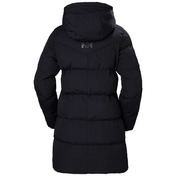 Kurtka puchowa damska Helly Hansen Adore Puffy Parka. Czarne parki damskie Helly Hansen, na zimę, bez wzorów, z puchu, bez kaptura. W wyprzedaży za 1,201.55 zł.