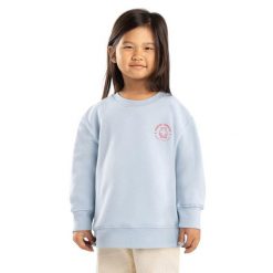 Dziewczęca bluza dresowa Lifestyle Siroko Gummy-G. Niebieskie bluzy dla dziewczynek SIROKO, bez wzorów, z dresówki, bez ramiączek, bez kaptura. Za 169.00 zł.