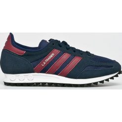 Adidas Originals - Buty La Trainer. Niebieskie buty sportowe męskie adidas Originals, z gumy, bez zapięcia. W wyprzedaży za 329.90 zł.
