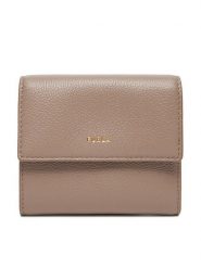 Furla Portfel Goccia M Compact WP00469 BX3036 KH 2572S Beżowy. Brązowe portfele damskie Furla, bez wzorów, ze skóry. Za 519.99 zł.