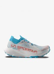 Buty trailowe damskie La Sportiva Prodigio Pro. Białe obuwie sportowe damskie La Sportiva, bez wzorów, z dzianiny, do biegania. Za 796.00 zł.