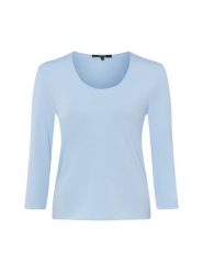 Someday Koszula damska - Kirosa Fine Kobiety Dżersej niebieski jednolity, 40. Niebieskie koszule damskie someday., bez wzorów, z dżerseju, bez kołnierzyka, bez ramiączek. Za 179.95 zł.