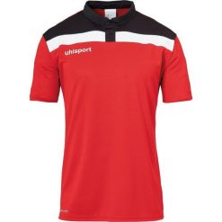 Koszulka Uhlsport Offense 23. Czarne koszulki sportowe męskie Uhlsport, l, bez wzorów, bez kołnierzyka, bez ramiączek, do piłki nożnej. Za 148.50 zł.