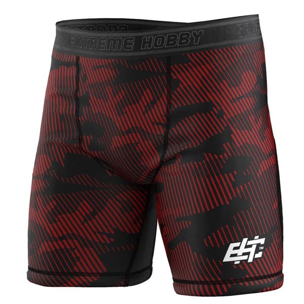 Spodenki Vale Tudo do MMA męskie EXTREME HOBBY HAVOC. Czerwone krótkie spodenki sportowe męskie EXTREME HOBBY, m, bez wzorów, z elastanu. Za 168.00 zł.