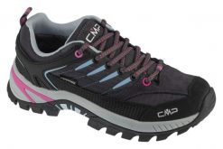 Buty trekkingowe damskie, Rigel 2.0. Niebieskie obuwie sportowe damskie CMP, przed kostkę, trekkingowe. Za 449.99 zł.