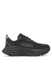 Hoka Buty do biegania Bondi 8 1127952 Czarny. Czarne obuwie sportowe damskie HOKA, bez wzorów, z materiału, do biegania. Za 499.99 zł.