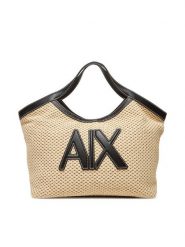Armani Exchange Torebka XW000410 AF12591 M1013 Beżowy. Brązowe torebki do ręki damskie Armani Exchange, bez wzorów, z syntetyku, bez dodatków. Za 489.99 zł.