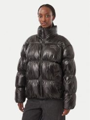 Tommy Jeans Kurtka puchowa Shiny DW0DW23423 Czarny Regular Fit. Czarne kurtki damskie Tommy Jeans, m, bez wzorów, z jeansu, bez kaptura. Za 1,099.00 zł.