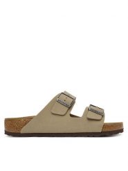 Birkenstock Klapki Arizona 1032830 Khaki. Brązowe klapki męskie Birkenstock, ze skóry. Za 399.99 zł.