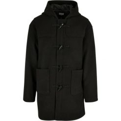 Płaszcz Urban Classics Duffle. Czarne płaszcze męskie Urban Classics, m, bez wzorów, z materiału, eleganckie, bez kaptura. Za 552.55 zł.