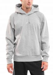 Bluza męska adidas All SZN Fleece. Szare bluzy męskie Adidas, m, bez wzorów, z bawełny, z kapturem. Za 215.99 zł.