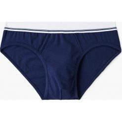 Mango Man - Slipy Brief3. Niebieskie slipki męskie marki Mango Man, z bawełny. Za 35.90 zł.
