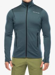 Bluza polarowa męska Ortovox Fleece Light Jacket. Zielone bluzy męskie ORTOVOX, m, bez wzorów, z materiału, bez kaptura. Za 788.69 zł.