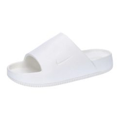 Klapki męskie Nike Calm Slide. Brązowe klapki męskie Nike, z jeansu, eleganckie. Za 398.00 zł.