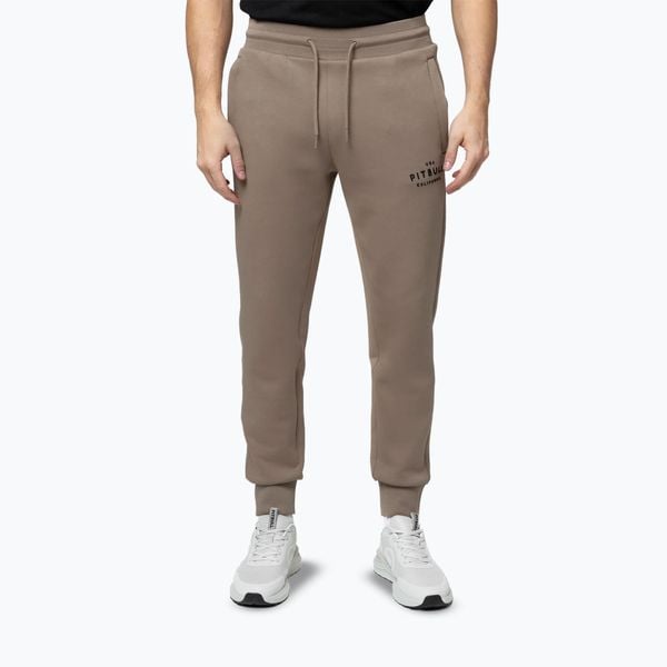 Spodnie męskie Pitbull Sampson Track Pants. Brązowe spodnie materiałowe męskie PITBULL, l, bez wzorów, z bawełny. Za 209.99 zł.