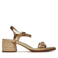 Espadryle MICHAEL Michael Kors. Żółte sandały damskie MICHAEL Michael Kors, bez wzorów, bez obcasa, bez zapięcia. Za 419.99 zł.