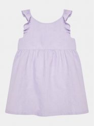 United Colors Of Benetton Sukienka codzienna 4BE7GV00Q Fioletowy Regular Fit. Fioletowe sukienki dla dziewczynek United Colors Of Benetton, bez wzorów, z bawełny, bez ramiączek. Za 79.99 zł.