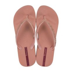 Japonki basenowe damskie Ipanema Mesk X Plat. Czerwone klapki damskie Ipanema, z aplikacjami, z meshu, eleganckie, bez obcasa, na koturnie. Za 87.99 zł.