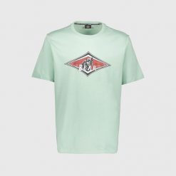 Koszulka z niedźwiedziem i dużym logo lichen. Koszulki sportowe męskie BEAR, bez wzorów, bez kołnierzyka, bez ramiączek. Za 148.01 zł.