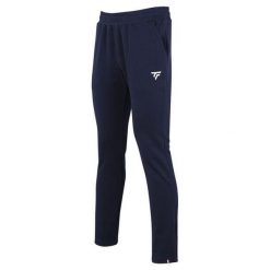 Spodnie tenisowe dresowe męskie Tecnifibre Team Tech Pants. Niebieskie spodnie sportowe męskie TECNIFIBRE, m, bez wzorów, z dresówki, tenisowe. Za 229.99 zł.