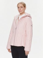 Tommy Hilfiger Kurtka puchowa WW0WW40484 Różowy Regular Fit. Czerwone kurtki damskie Tommy Hilfiger, xxs, bez wzorów, z puchu, bez kaptura. Za 689.99 zł.