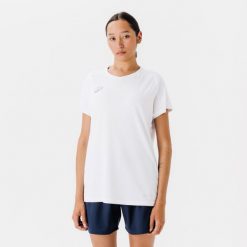 Second Life - Koszulka do piłki nożnej damska Kipsta Viralto - Stan Doskonały. Białe t-shirty damskie KIPSTA, s, bez wzorów, z materiału, bez kołnierzyka. Za 41.99 zł.