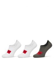 HUGO Stopki 50496082 Szary. Szare skarpety męskie Hugo, bez wzorów, z bawełny. Za 79.99 zł.