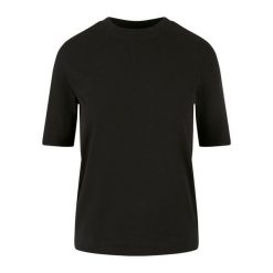 Koszulka damska Urban Classics Classy. Czarne koszulki sportowe damskie Urban Classics, bez wzorów, bez kołnierzyka, bez ramiączek. Za 102.00 zł.