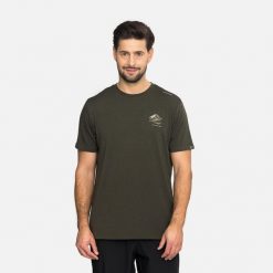 T-shirt męski VIKING Lenta Bamboo Light Man ciemno. Zielone t-shirty męskie Viking, m, bez wzorów, bez kołnierzyka. Za 139.90 zł.
