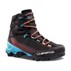 Buty wysokogórskie damskie La Sportiva Aequilibrium ST GTX. Czarne obuwie sportowe damskie La Sportiva, bez wzorów, z gore-texu, wspinaczkowe. Za 1,459.00 zł.