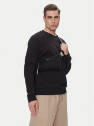 Guess Nerka Milano HMMINY P5214 Czarny. Czarne saszetki męskie Guess, z materiału. Za 189.99 zł.