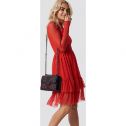 NA-KD Accessories Torba z haftem - Black. Czarne torby na ramię damskie NA-KD Accessories. Za 121.95 zł.