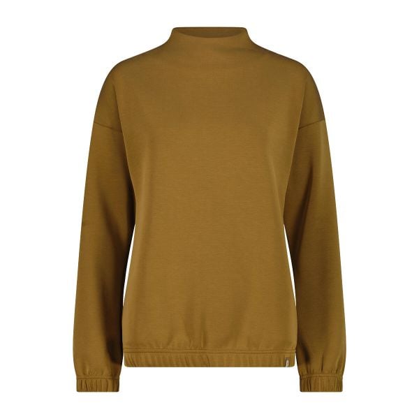 Damska bluza ze stójką CMP. Brązowe bluzy damskie CMP, xl, bez wzorów, z satyny, bez kaptura. Za 253.00 zł.
