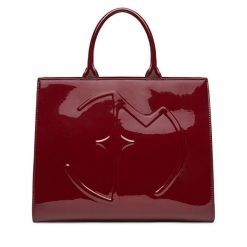 Torebka Eva Minge. Czerwone torebki do ręki damskie Eva Minge, bez wzorów, klasyczne, bez dodatków. Za 239.99 zł.