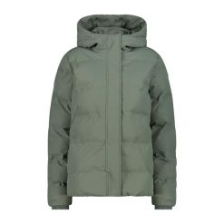 Damska kurtka z kapturem CMP. Szare kurtki sportowe damskie CMP, na zimę, xs, bez wzorów, z puchu, z kapturem, narciarskie. W wyprzedaży za 464.10 zł.