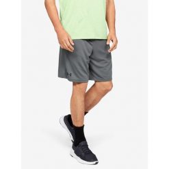 Spodenki męskie Under Armour Tech Mesh. Szare buty sportowe męskie Under Armour, m, bez wzorów, z meshu, na fitness i siłownię. Za 99.99 zł.