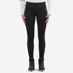 Legginsy termoaktywne do narciarstwa biegowego damskie Inovik XC S 100. Czarne bielizna termoaktywna damska INOVIK, l, bez wzorów, z elastanu, narciarskie. Za 99.99 zł.