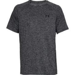 Koszulka fitness męska Under Armour Tech 2.0 SS. Czarne koszulki sportowe męskie Under Armour, m, bez wzorów, z poliesteru, bez kołnierzyka, bez ramiączek, na fitness i siłownię. Za 176.00 zł.