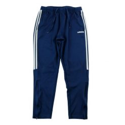 Second life - Spodnie dresowe męskie o dopasowanym kroju - Stan bardzo dobry. Niebieskie spodnie sportowe męskie Adidas, m, bez wzorów, z dresówki, do biegania. Za 85.16 zł.