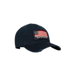 Damska czapka z daszkiem Superdry. Niebieskie czapki i kapelusze damskie Superdry., bez wzorów. Za 129.95 zł.