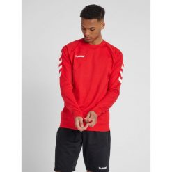 Bluza do piłki ręcznej męska Hummel Go Cotton Sweatshirt. Brązowe bluzy męskie Hummel, m, bez wzorów, bez kaptura, do piłki ręcznej. W wyprzedaży za 152.50 zł.