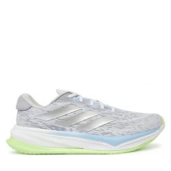 Buty do biegania adidas. Białe buty sportowe męskie Adidas, bez zapięcia, do biegania. Za 379.99 zł.