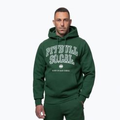 Bluza męska Pitbull So Cal Hooded. Zielone bluzy męskie PITBULL, m, bez wzorów, z bawełny, bez kaptura. Za 179.99 zł.