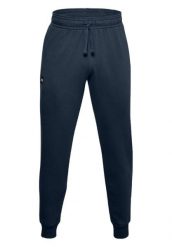 Spodnie treningowe męskie Under Armour Rival Fleece Jogger. Niebieskie spodnie sportowe męskie Under Armour, m, bez wzorów, z bawełny, na fitness i siłownię. Za 292.99 zł.
