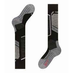 Podkolanówki Falke SK4. Czarne skarpety męskie Falke, bez wzorów. Za 249.00 zł.