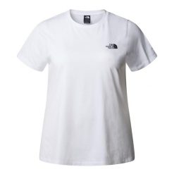 The North Face Koszulka S/S Simple Dome Nf0A89Knfn4. Białe koszulki sportowe damskie The North Face, s, bez wzorów, bez kołnierzyka, bez ramiączek. Za 91.99 zł.
