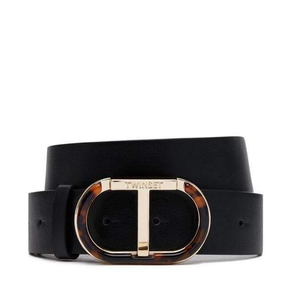 Pasek Damski TWINSET. Czarne paski damskie Twinset, bez wzorów. Za 249.99 zł.