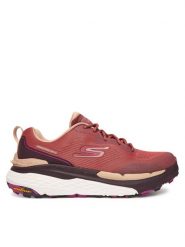 Skechers Buty do biegania Max Cushioning Elite Trail 2.0 129165/RUST Bordowy. Czerwone obuwie sportowe damskie Skechers, bez wzorów, z materiału, do biegania. Za 459.99 zł.