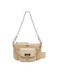 Steve Madden Torebka Bnaim SM13001550 Beżowy. Brązowe torebki do ręki damskie Steve Madden, bez wzorów, ze skóry, wizytowe, bez dodatków. Za 249.99 zł.
